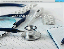 Tablet Screenshot of medicosbogota.com